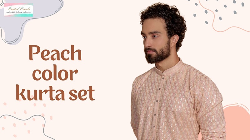 How to Accessorize Your Peach Color Kurta Set Perfectly