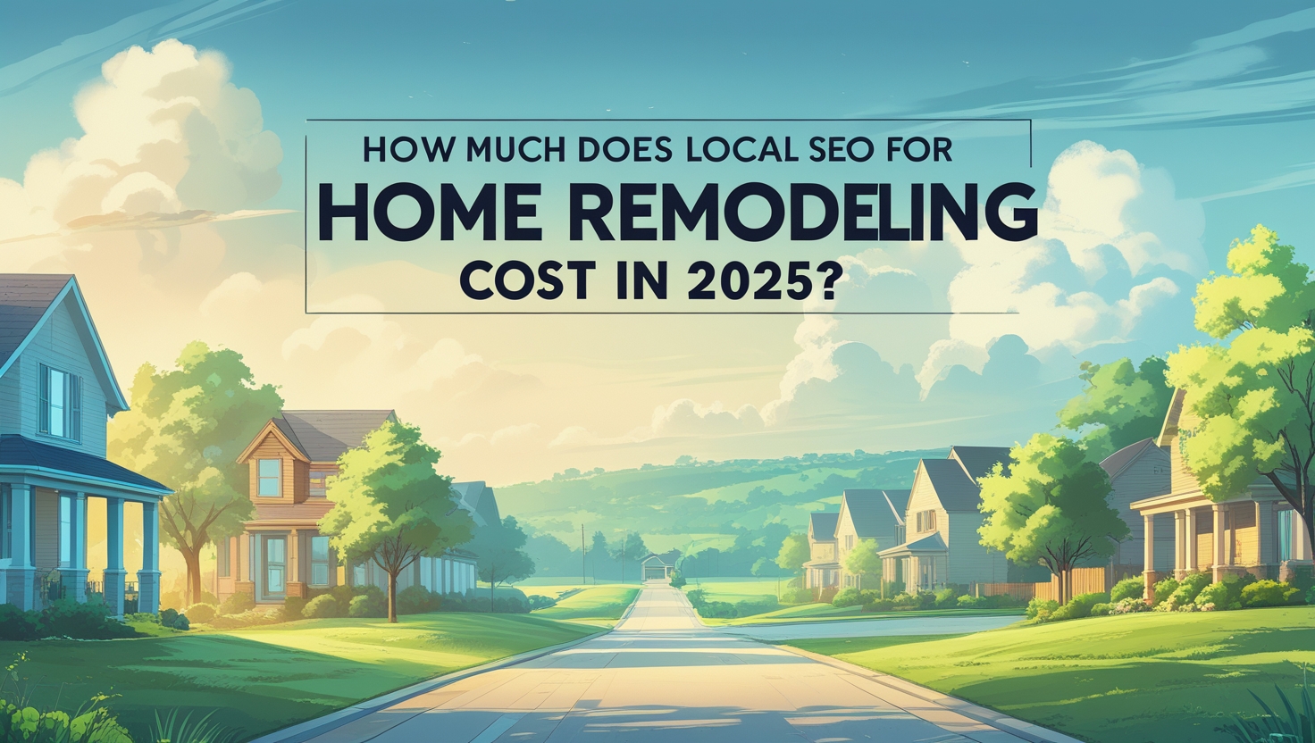 How Much Does Local SEO for Home Remodeling Cost in 2025?