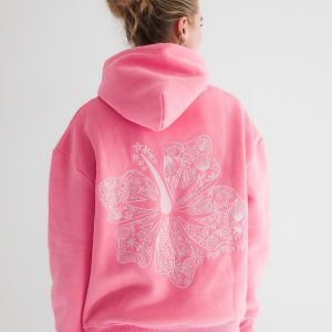 Discover Why Pink Palm Puff Hoodie Is A Must-Have In Your Closet